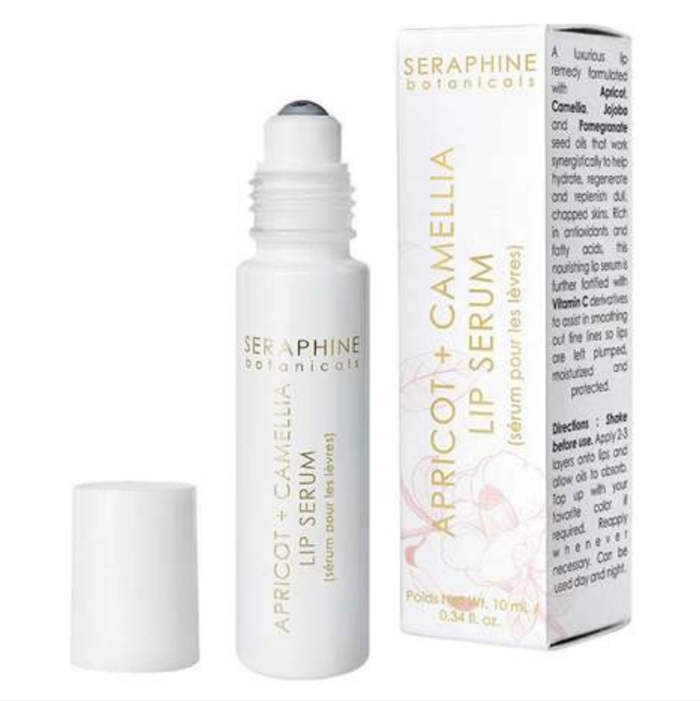 Seraphine Botanicals Apricot + Camellia Lip Serum